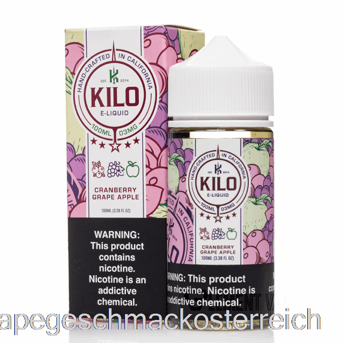 Cranberry Grape Apple - Kilo Revival - 100ml 6mg Vape-Geschmack
